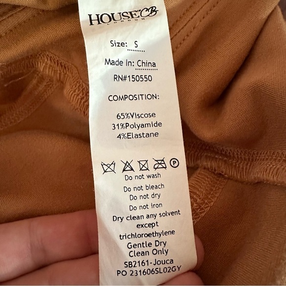 House of CB Bodysuit Fitted Jumpsuit Romper Corset Brown Sexy Going Out Small - Picture 5 of 6